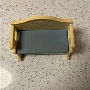 VINTAGE LITTLE TIKES Blue BENCH TOY CHEST